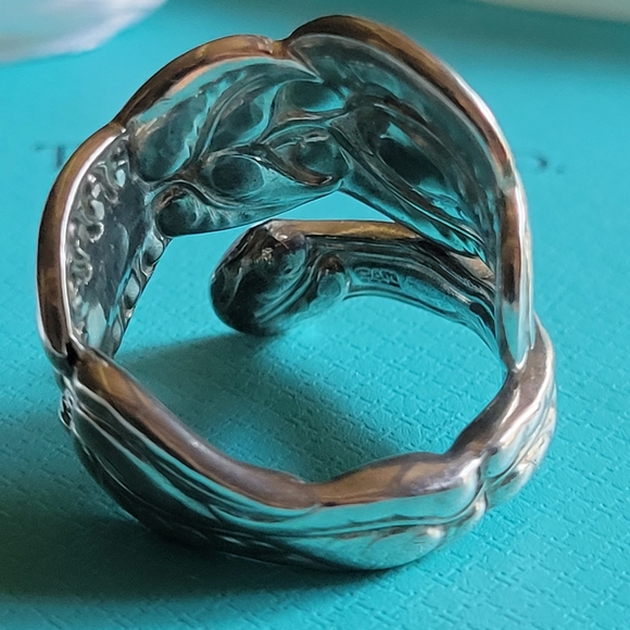 1889 Tiffany & Co. Ailanthus Spoon Ring 27 - Picture 6 of 16